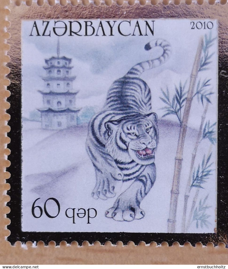 Aserbaidschan 2010 Jahr Des Tigers Mi 789** - Azerbaïdjan