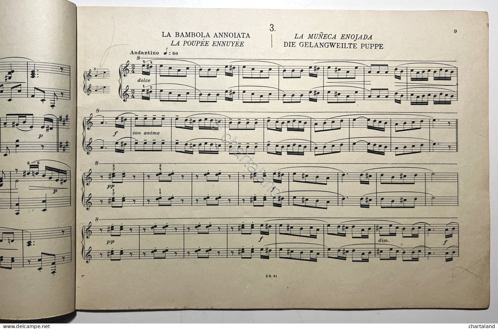 Spartiti - G. Galluzzi - Ricreazioni Pianistiche Per Piano A 4 Mani - Ed. 1944 - Unclassified