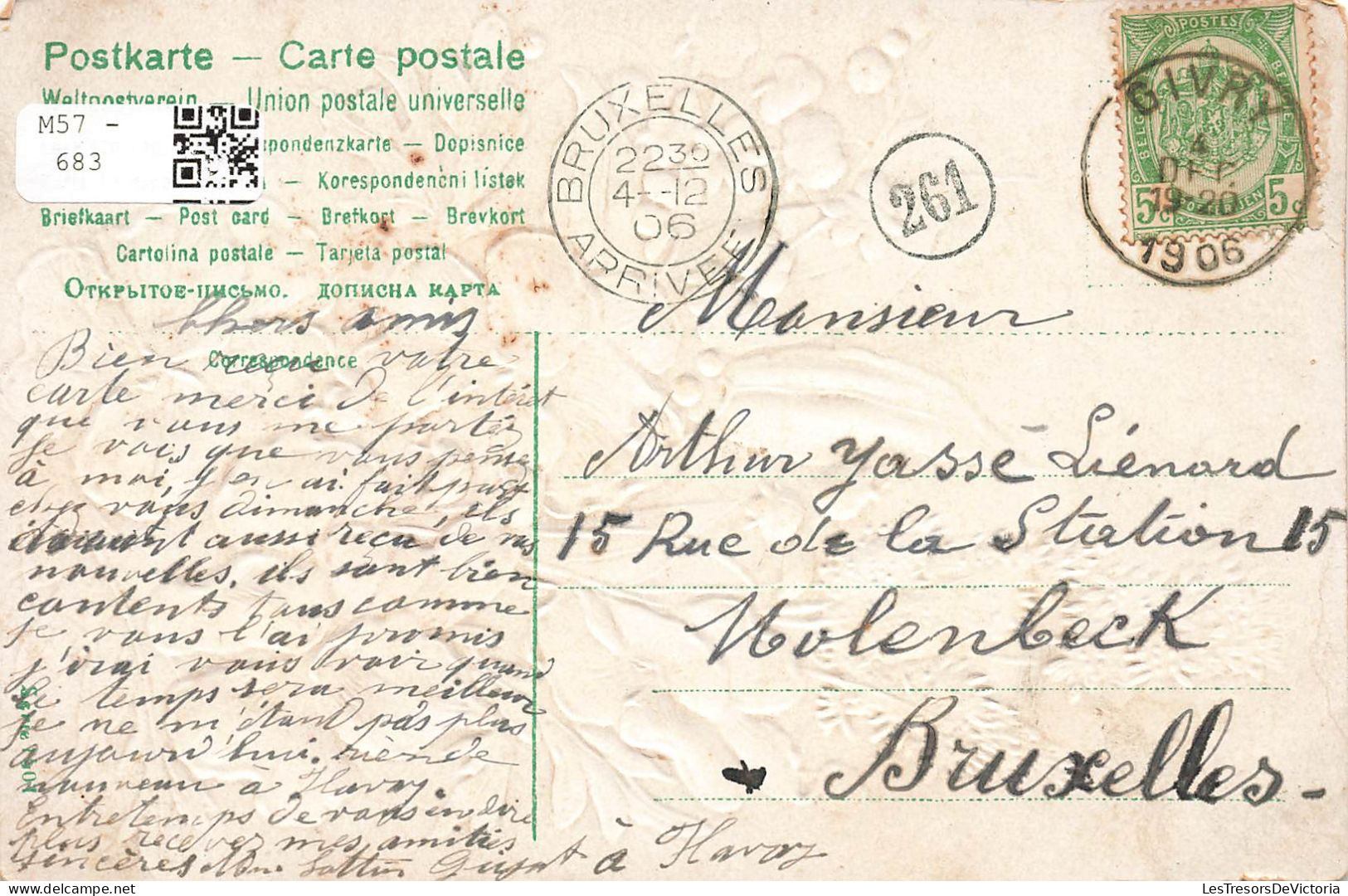 FANTAISIES - Souvenir Affectueux - Fleurs - Colorisé - Carte Postale Ancienne - Sonstige & Ohne Zuordnung