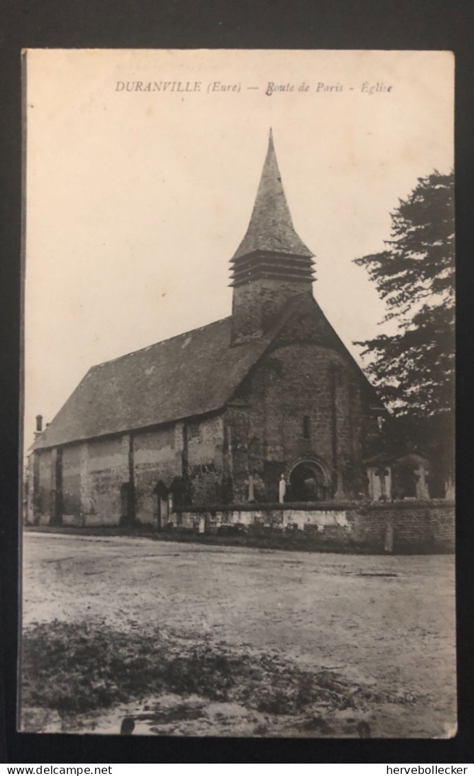 Duranville - Route De Paris - L'église - 27 - Otros & Sin Clasificación