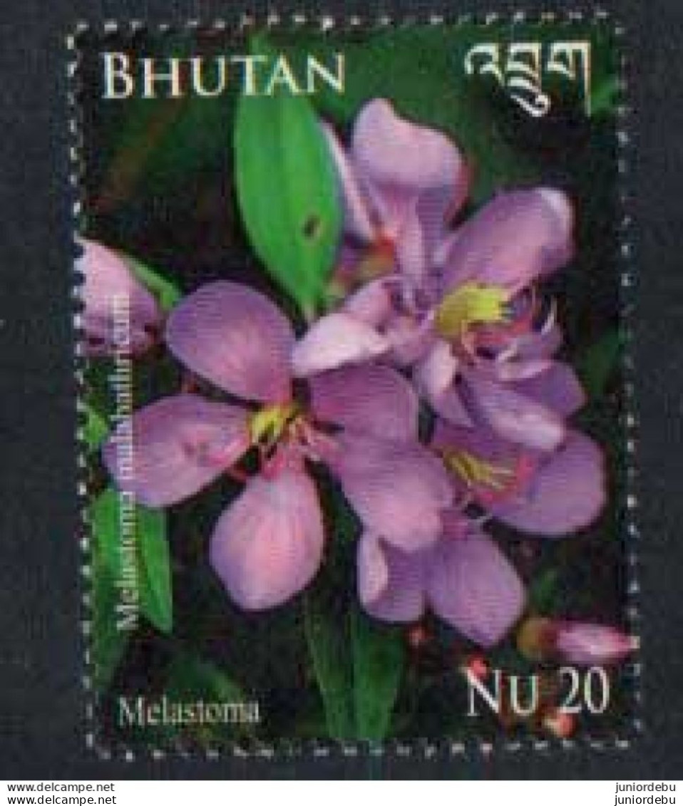 Bhutan-2014 - Flora And Fauna - Melastoma - MNH. ( OL 08/05/2023) - Bhoutan