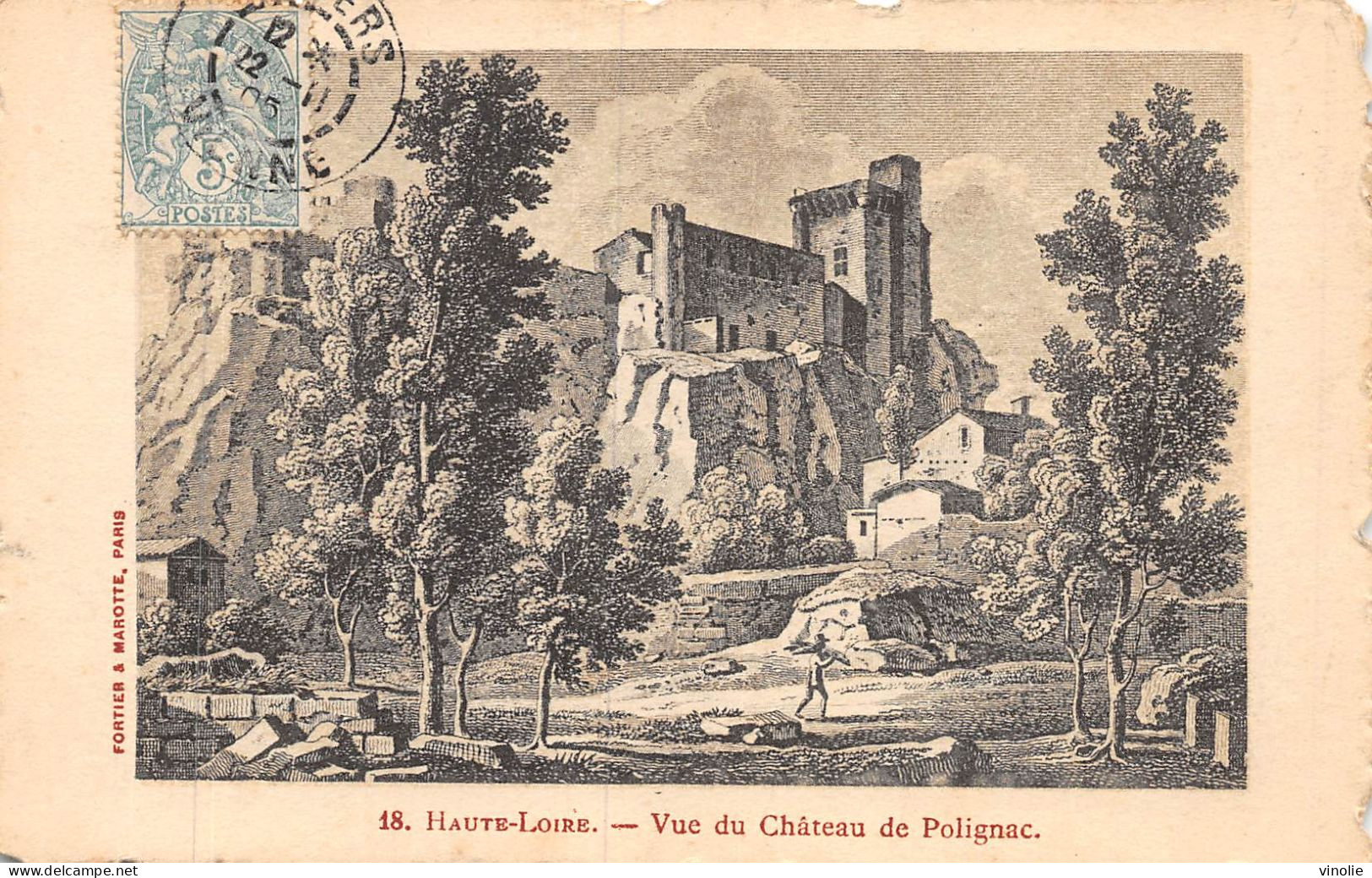 P-24-Mi-Is-1845 : CHATEAU DE POLIGNAC. CARTE ILLUSTREE DE LA MARQUE MAGGI - Autres & Non Classés