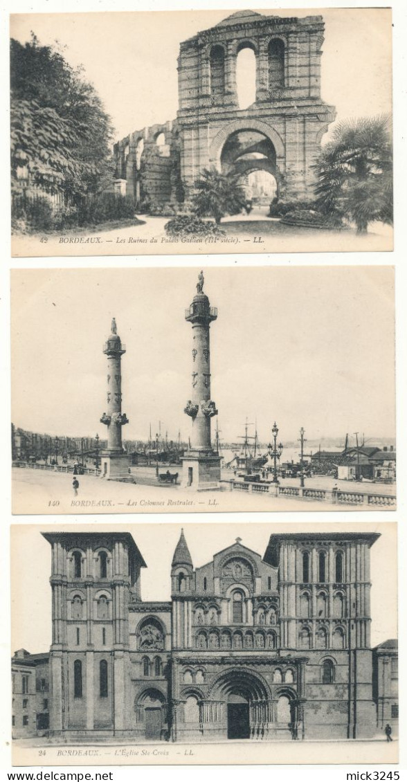 Lot De 12 Cartes De Bordeaux - Bordeaux