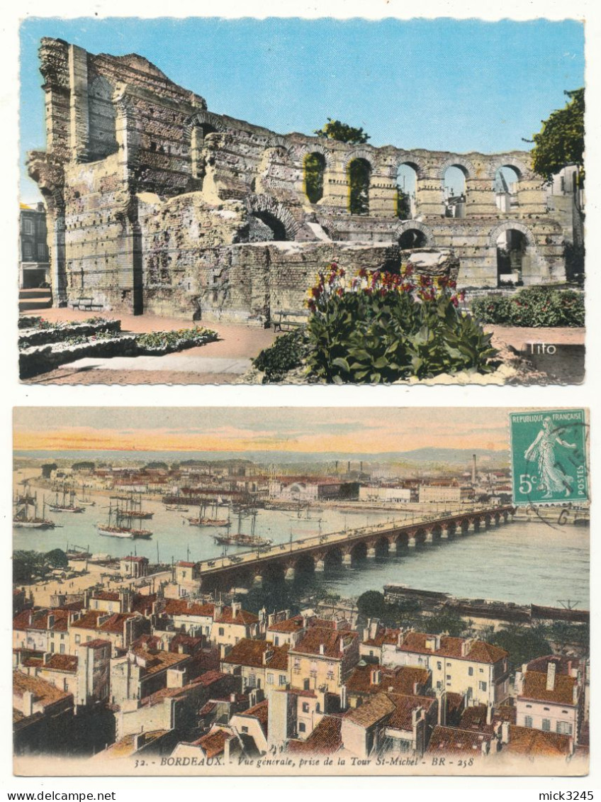 Lot De 12 Cartes De Bordeaux - Bordeaux