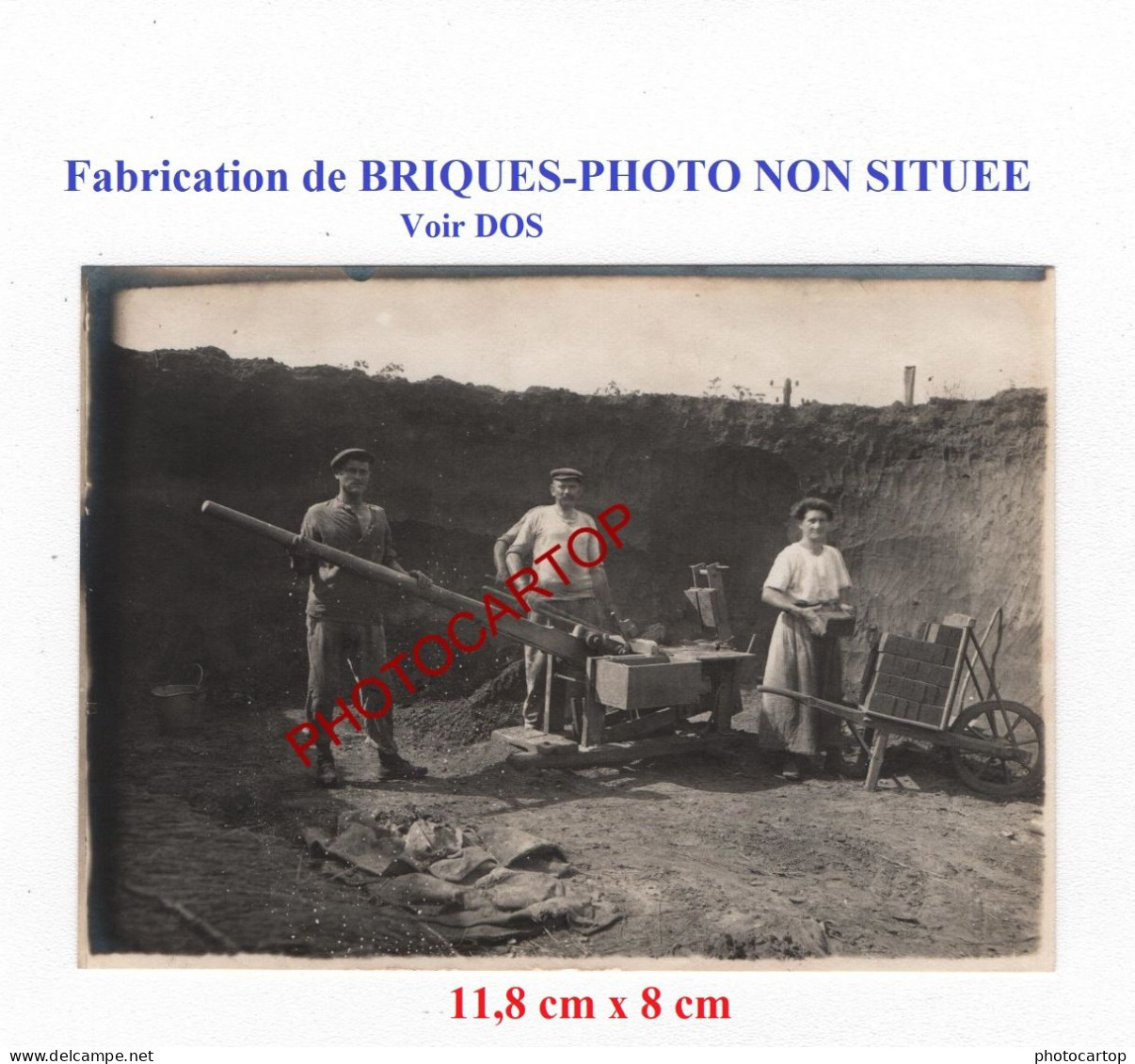 BRIQUETERIE Artisanale-PHOTO-Dept. 80-60-02-!?? - Autres & Non Classés