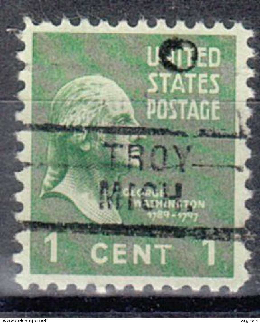 USA Precancel Vorausentwertungen Preo Locals Michigan, Troy 729 - Precancels