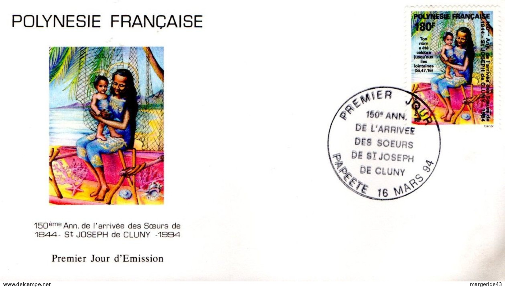 POLYNESIE LOT DE 43 FDC - Mezclas (max 999 Sellos)