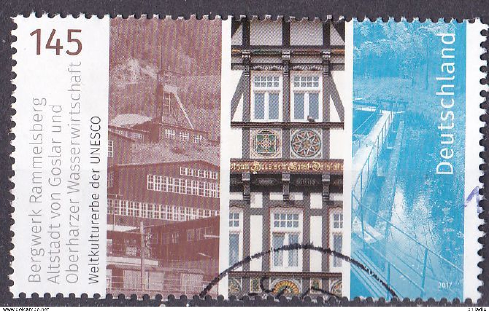 BRD 2017 Mi. Nr. 3299 O/used (BRD1-6) - Gebruikt