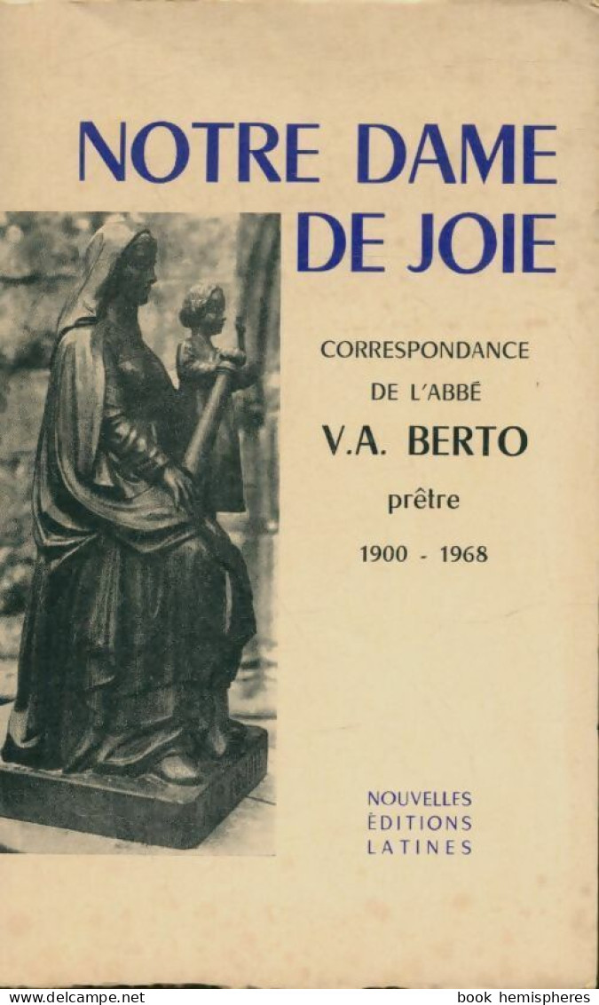 Notre Dame De Joie (1974) De V.A Berto - Religion
