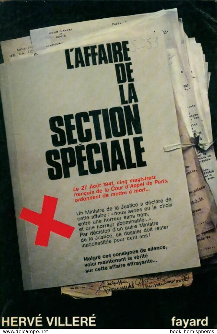 L'affaire De La Section Spéciale (1973) De Hervé Villeré - Politik