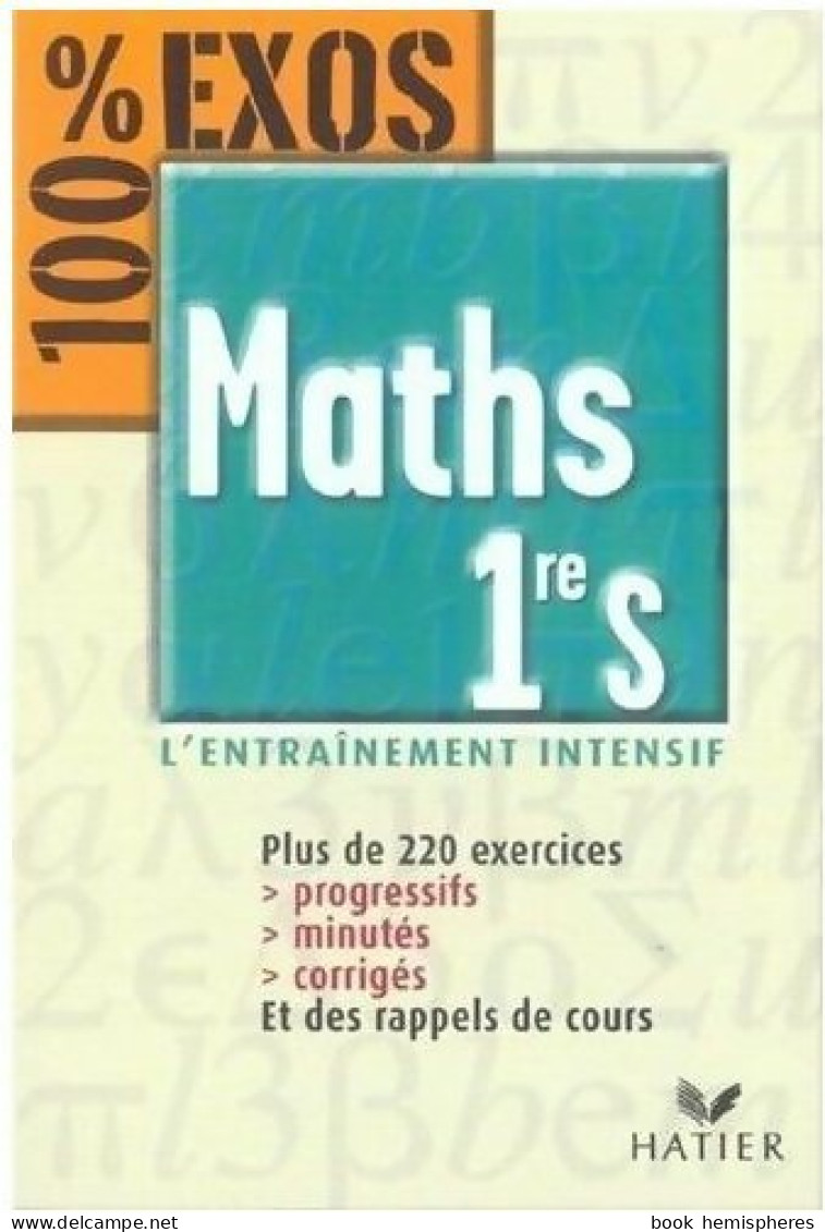 Maths 1ère S (2004) De Edith Lemaire - 12-18 Jahre