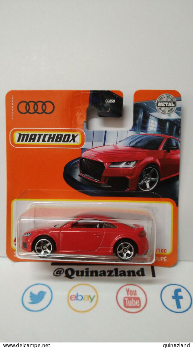 Matchbox 2019 Audi Tt Rs Coupé 2022-049 (CP06) - Matchbox (Mattel)