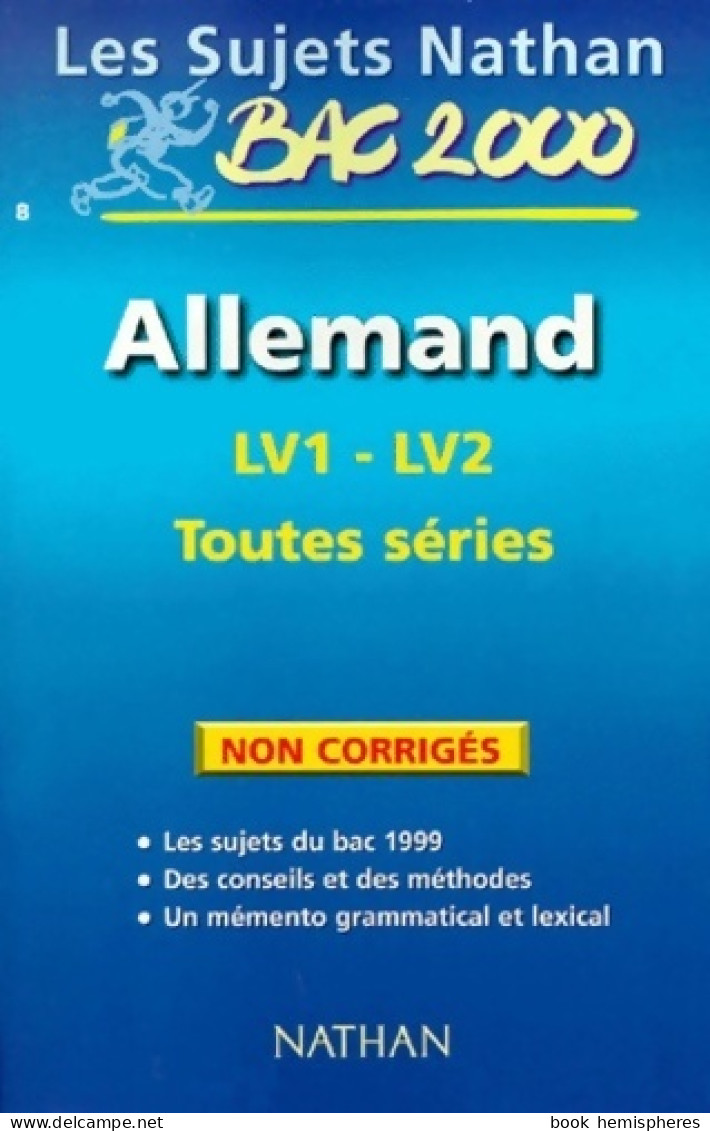 Allemand Terminale ES Non Corrigés 1999-2000 (1999) De Matrand - 12-18 Jahre
