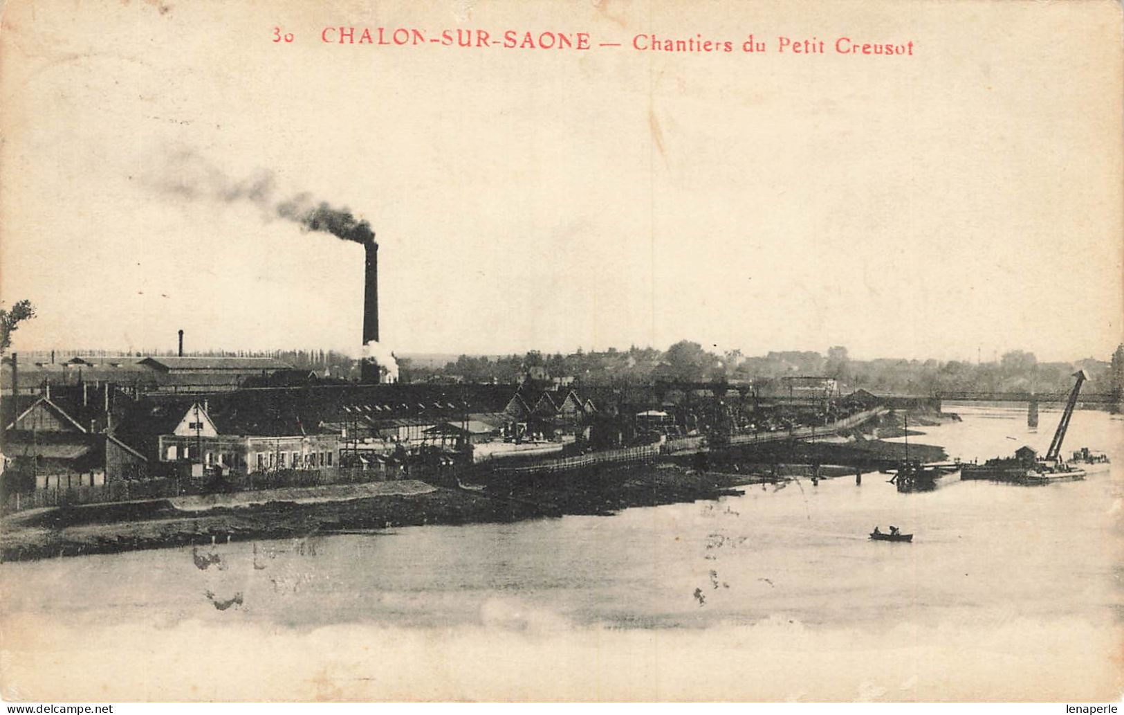 D9307 Chalon Sur Saône Chantier Du Petit Creusot - Chalon Sur Saone