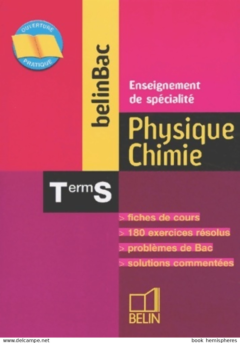 Belinbac : Physique-chimie Terminale Bac S (2003) De Collectif - 12-18 Jahre