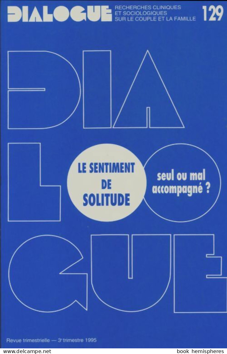 Dialogue N°129 (1995) De Collectif - Non Classés