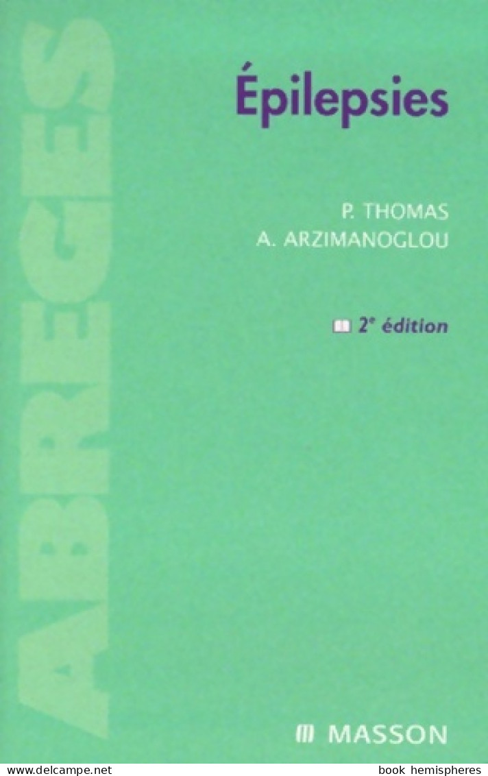 Epilepsies (1999) De Pierre Thomas - Sciences