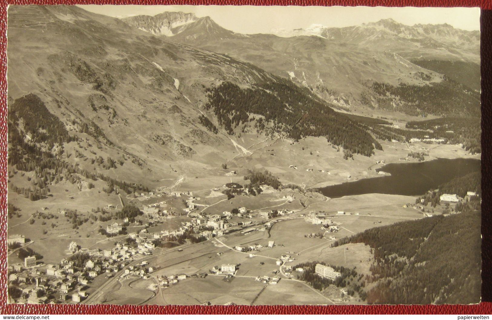 Davos (GR) Dorf  - Panorama Vom Brämabüel Mit See Und Wolfgang - Davos