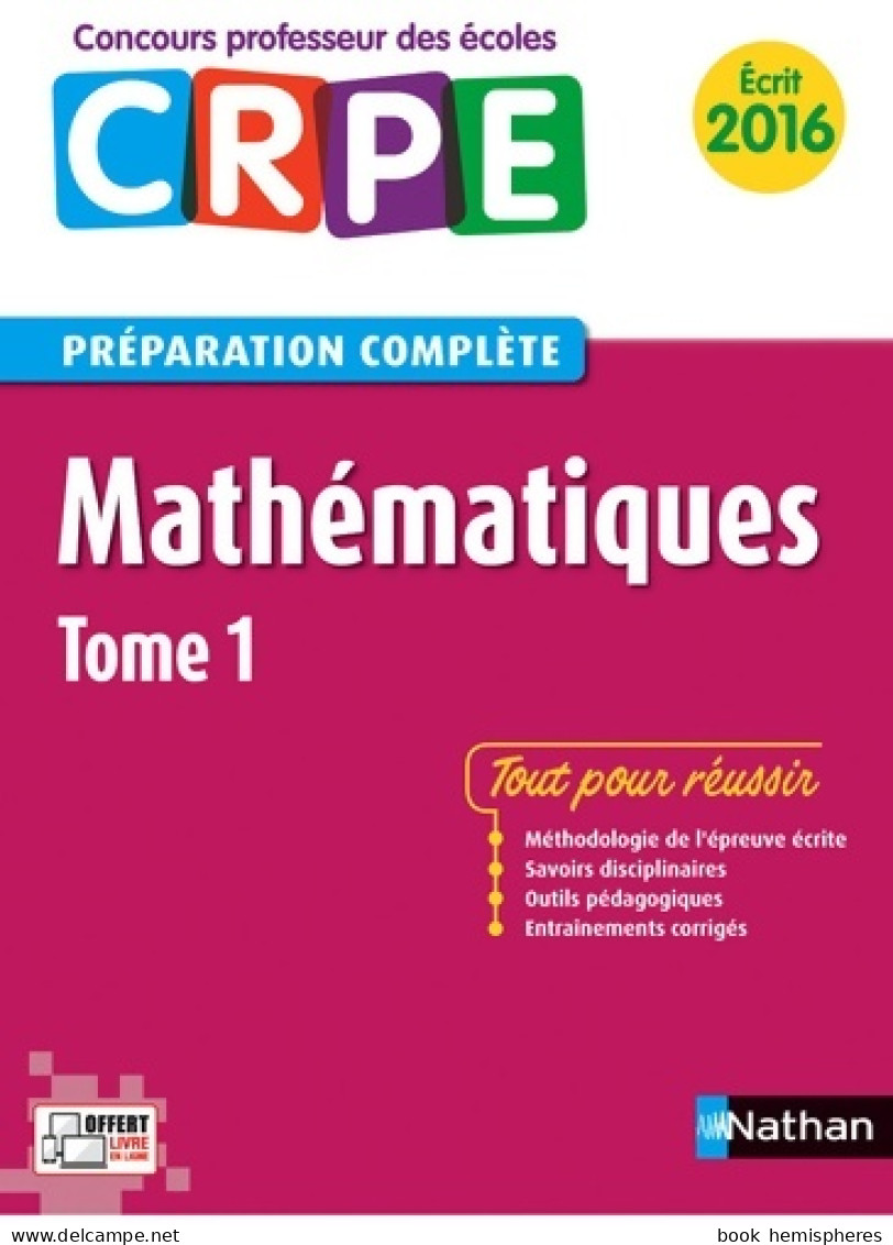 Mathématiques Tome I (2015) De Saïd Chermak - 18+ Years Old