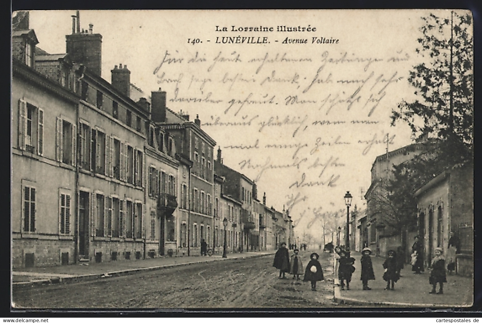 CPA Lunéville, Avenue Voltaire  - Andere & Zonder Classificatie