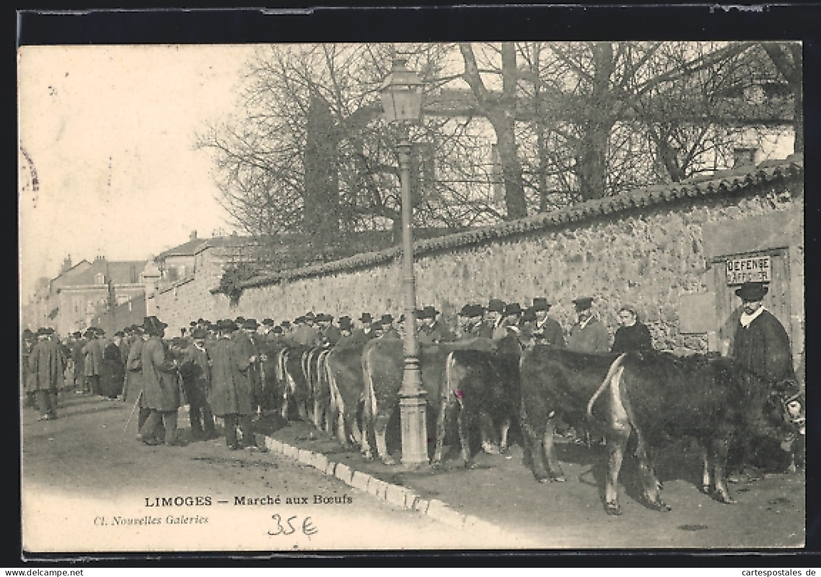 CPA Limoges, Marché Aux Boeufs  - Limoges