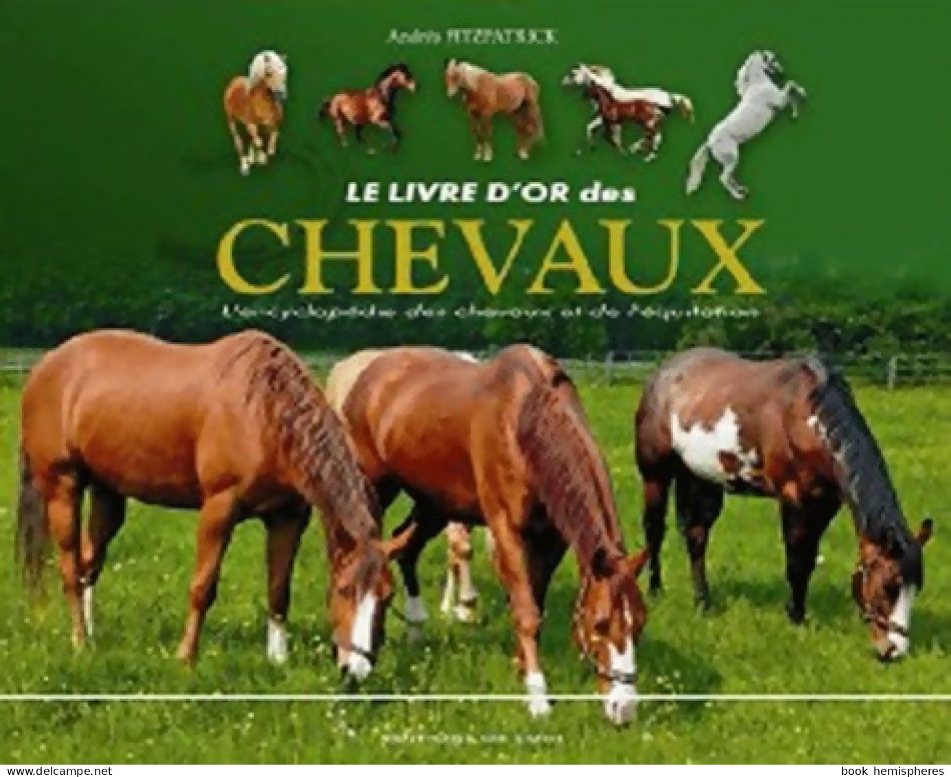 Le Livre D'or Des Chevaux : L'encyclopédie Des Chevaux Et De L'equitation (2011) De Andréa Fitzpatrick - Sport