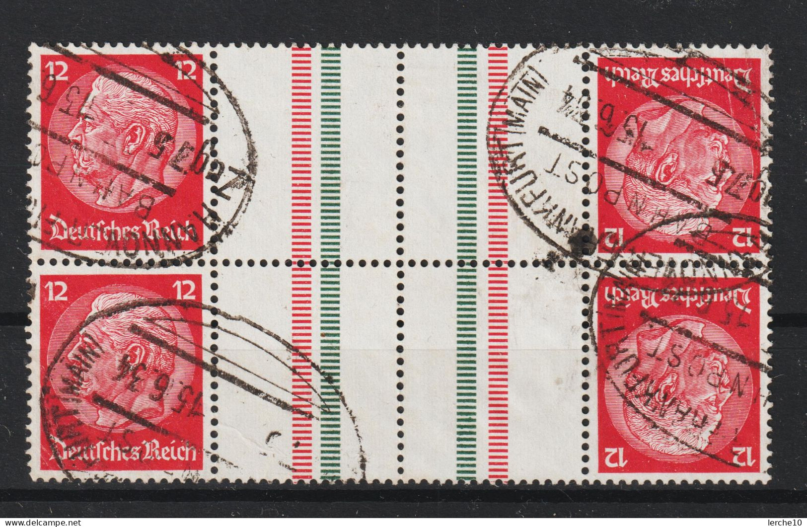 KZ 23.3 MiNr. 519 Bahnpost Stempel  (0345) - Usati