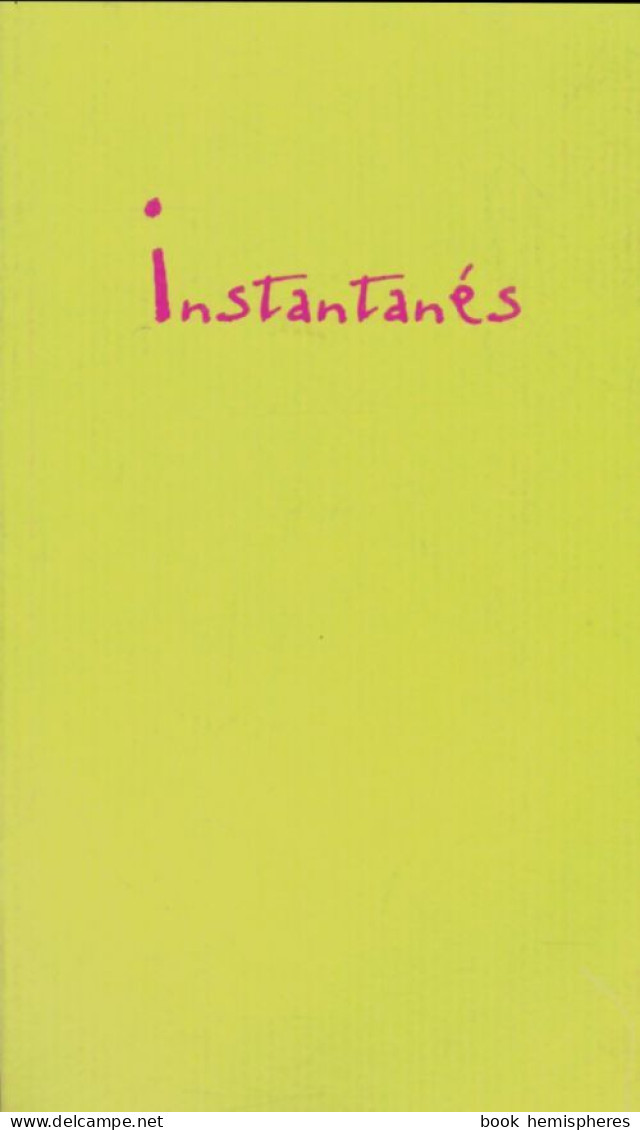 Instantanés (2002) De Tanguy Viel - Nature