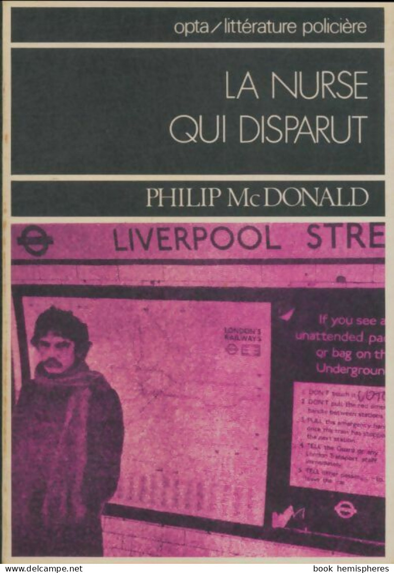 La Nurse Qui Disparut (1977) De Philip McDonald - Autres & Non Classés