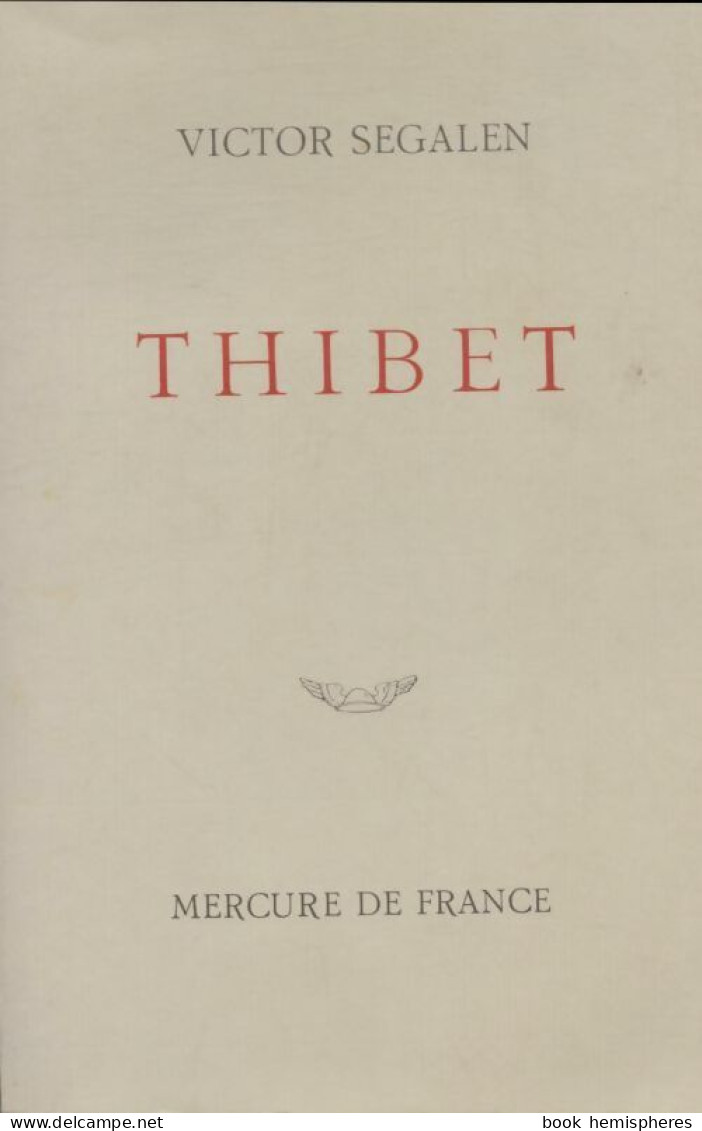 Thibet  (1979) De Victor Segalen - Other & Unclassified