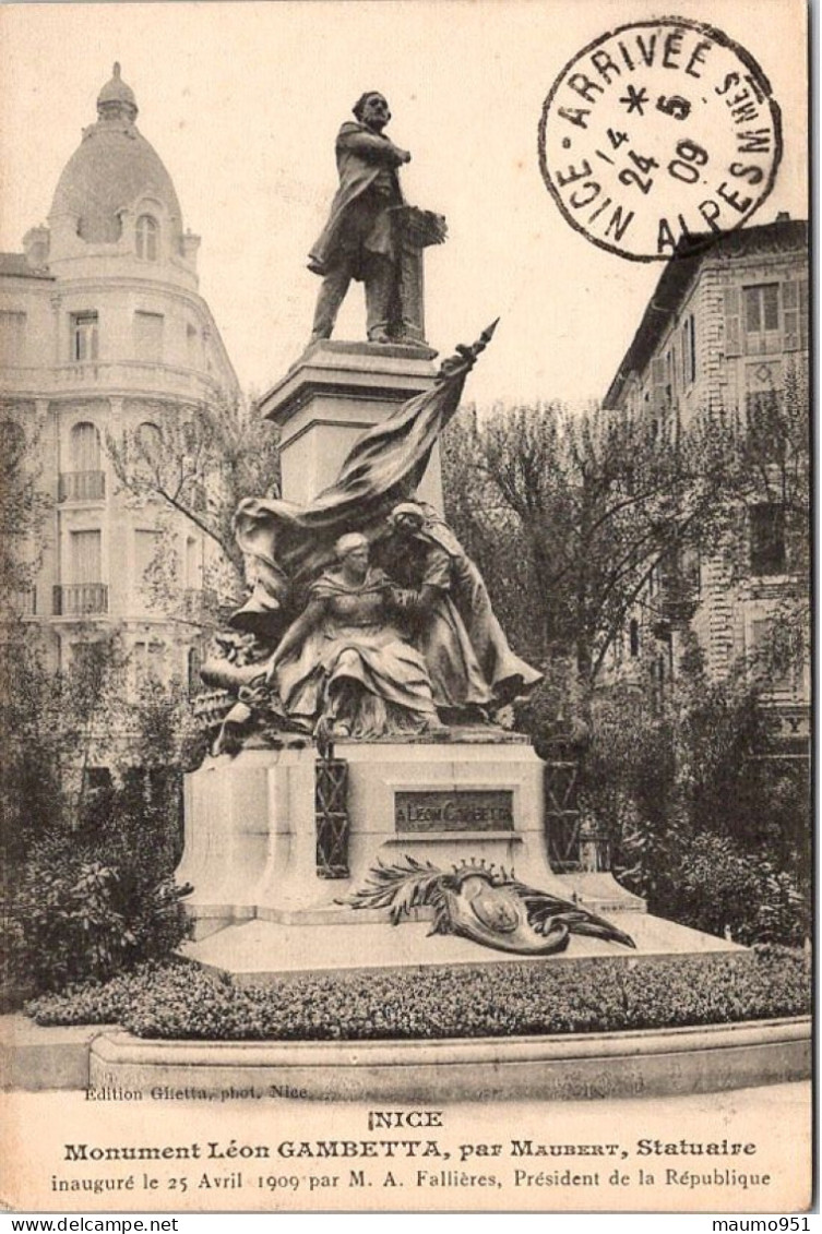 06 NICE - Monument Léon Gambetta - Andere & Zonder Classificatie