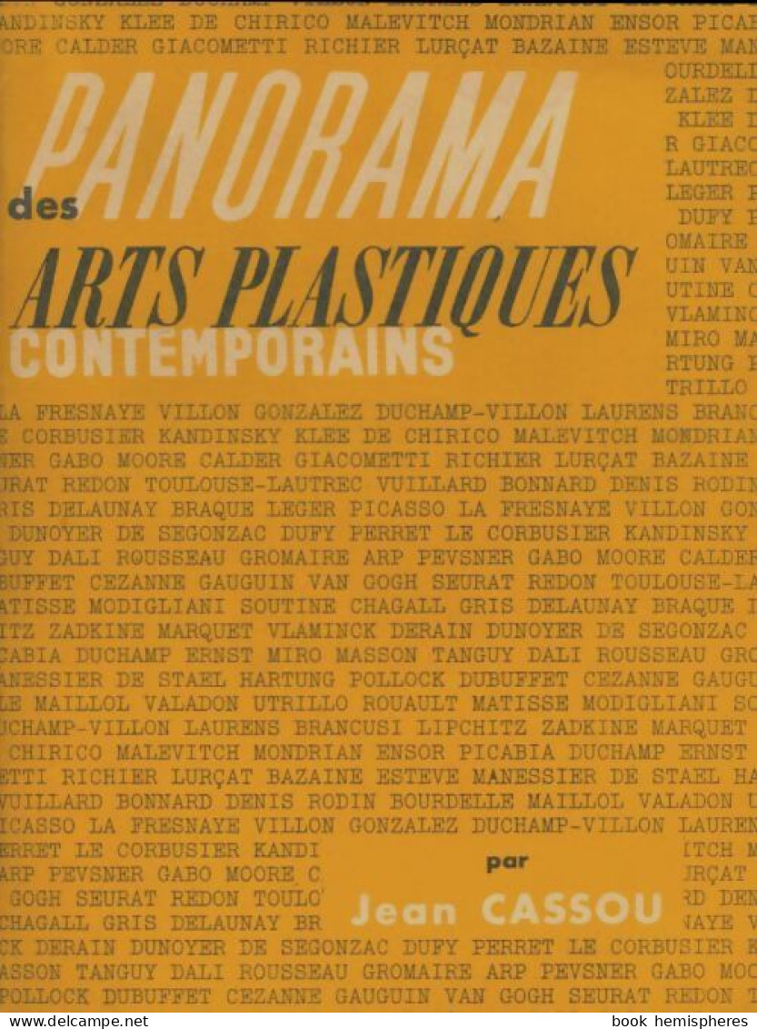 Panorama Des Arts Plastiques Contemporains (1960) De Jean Cassou - Art