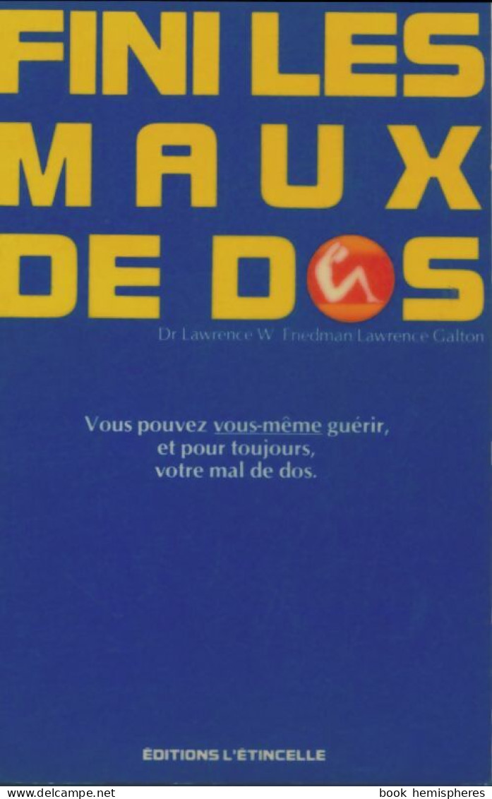 Fini Les Maux De Dos (1977) De Lawrence Friedman - Health