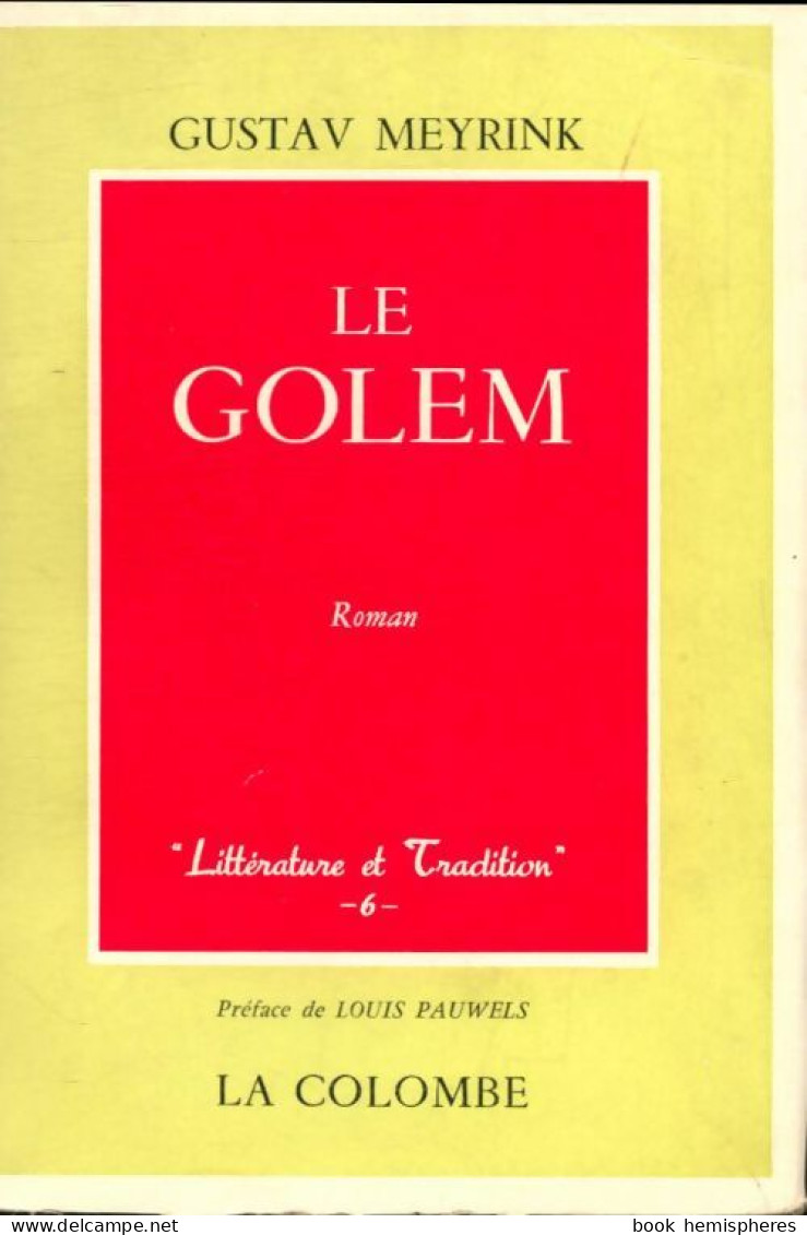 Le Golem (1962) De Gustav Meyrink - Fantastic