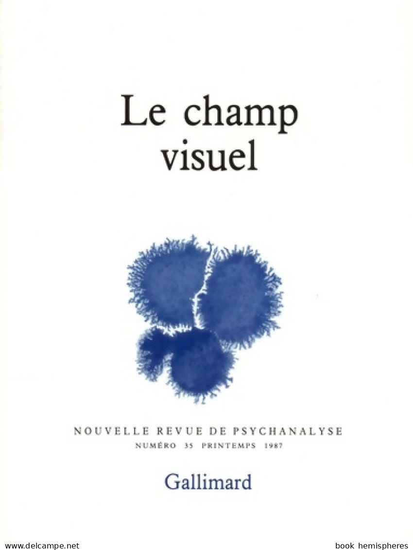 Le Champ Visuel (1987) De Collectif - Zonder Classificatie