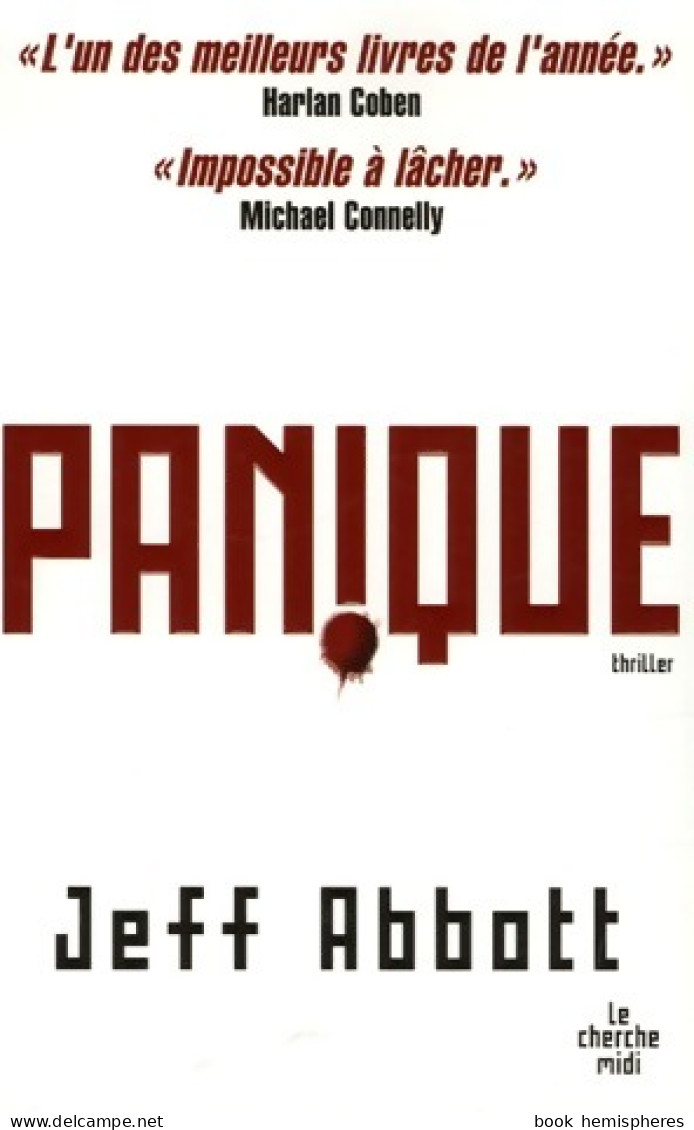 Panique (2006) De Jeff Abbott - Other & Unclassified