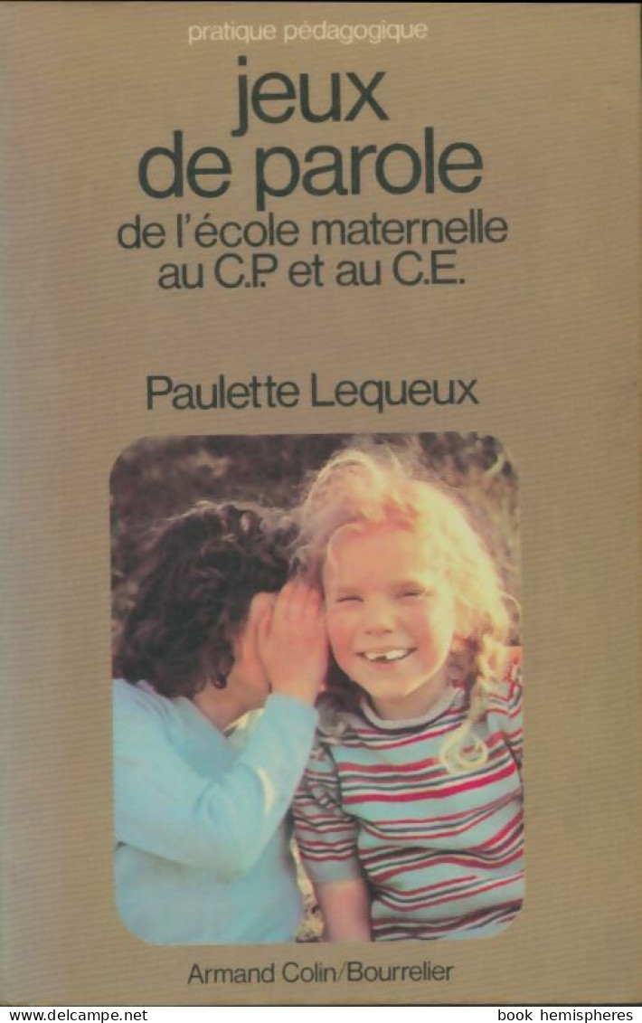 Jeux De Parole (1981) De Paulette Lequeux - Sin Clasificación