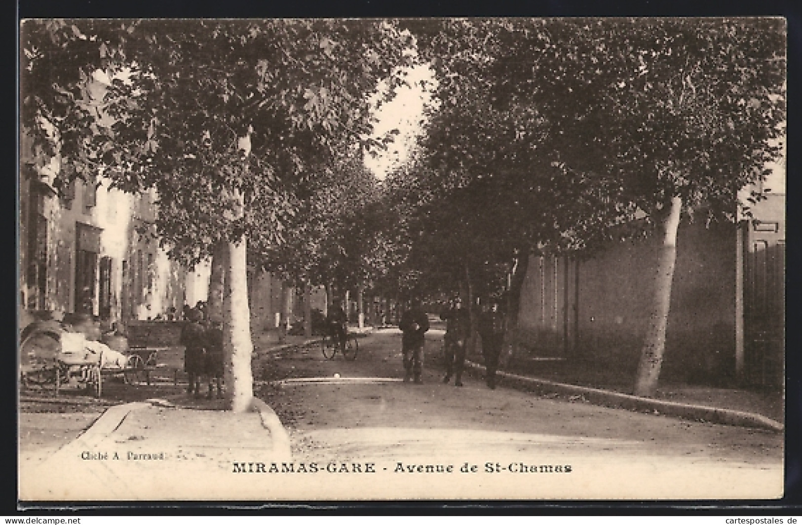 CPA Miramas-Gare, Avenue De St-Chamas  - Other & Unclassified