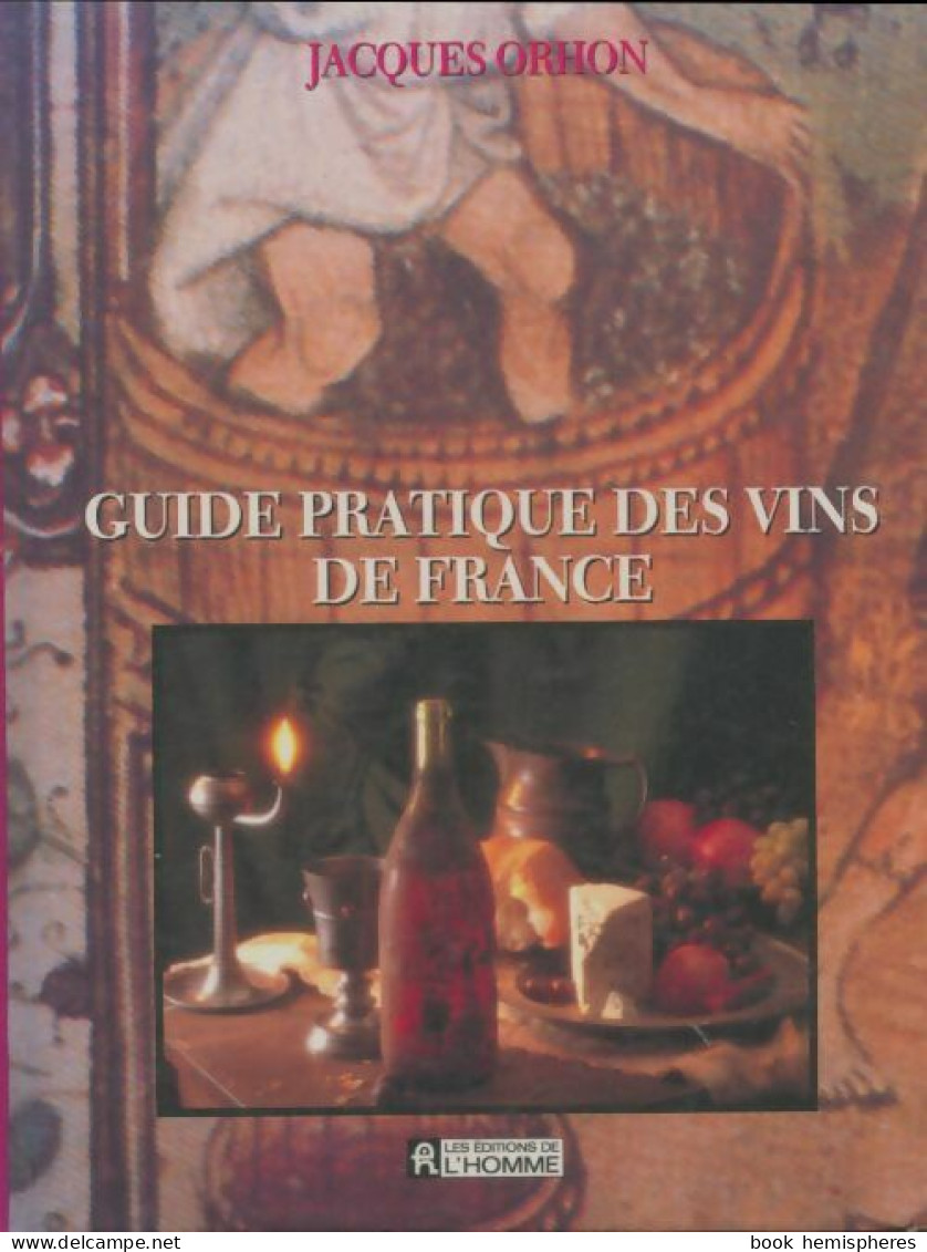 Guide Pratique Des Vins De France (1990) De Jacques Orhon - Gastronomie