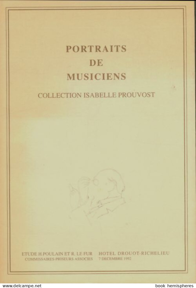 Portraits De Musiciens (1992) De Isabelle Prouvost - Musique