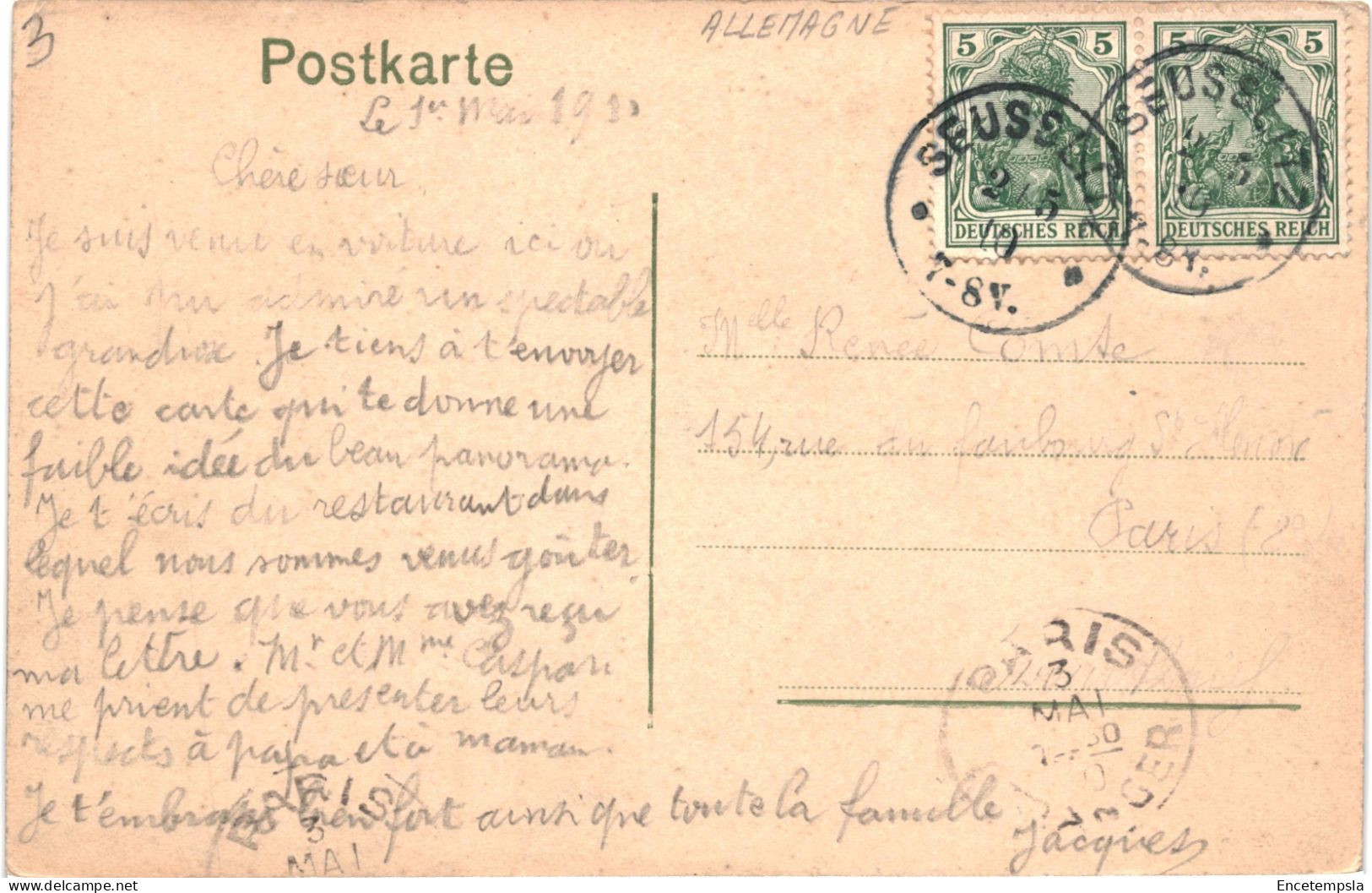 CPA Carte Postale Germany Diesbar Vom Bösen Bruder Gesehen   VM80753ok - Andere & Zonder Classificatie