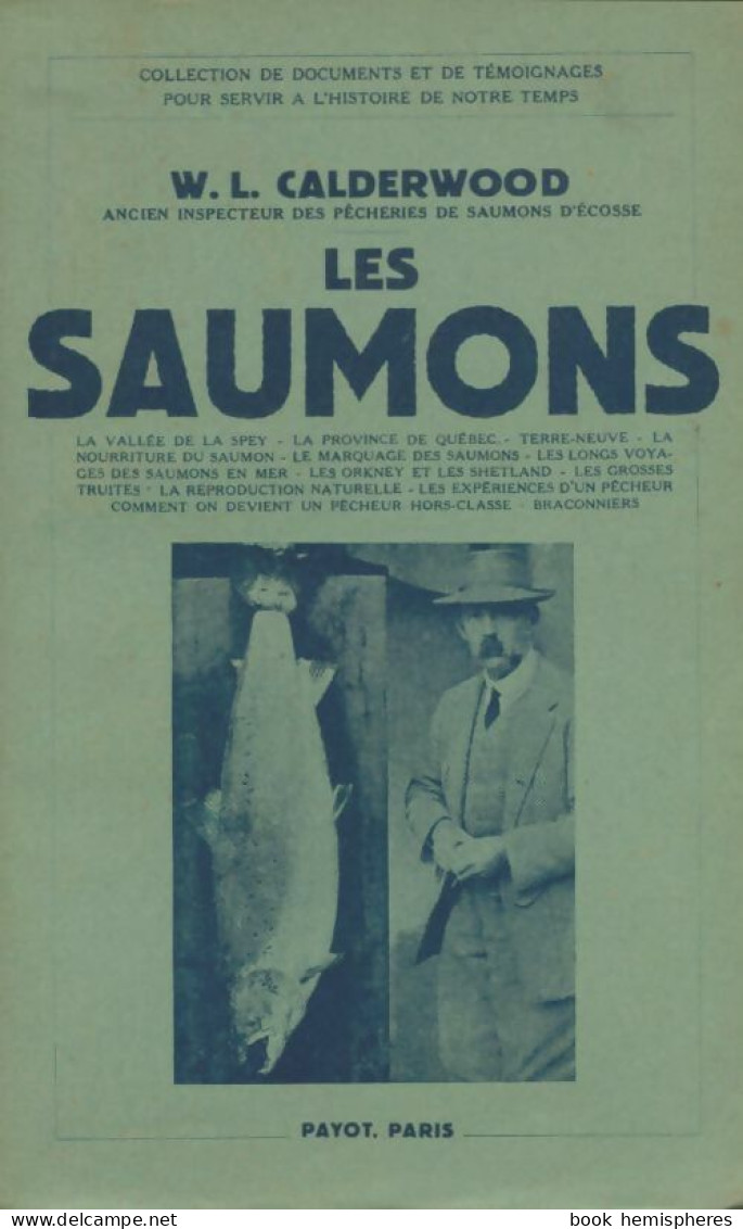Les Saumons (1939) De W.L Calderwood - Dieren