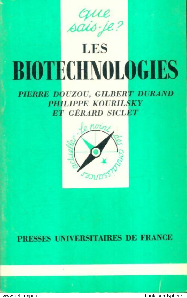 Les Biotechnologies (1983) De Gérard Durand - Wissenschaft