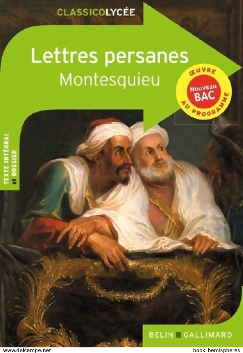 Lettres Persanes (2019) De Montesquieu - Otros & Sin Clasificación