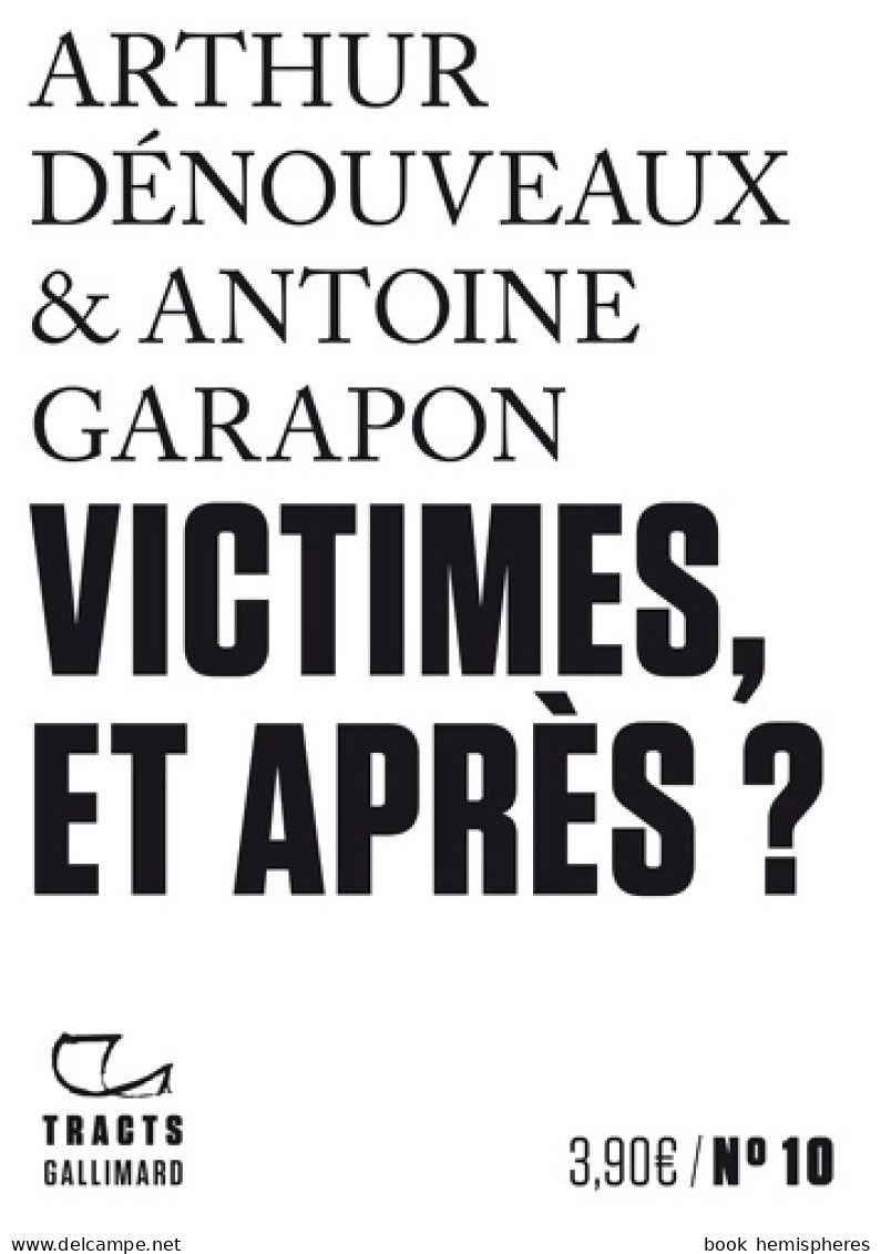 Victimes Et Après ? (2019) De Antoine Garapon - Cinéma/Télévision