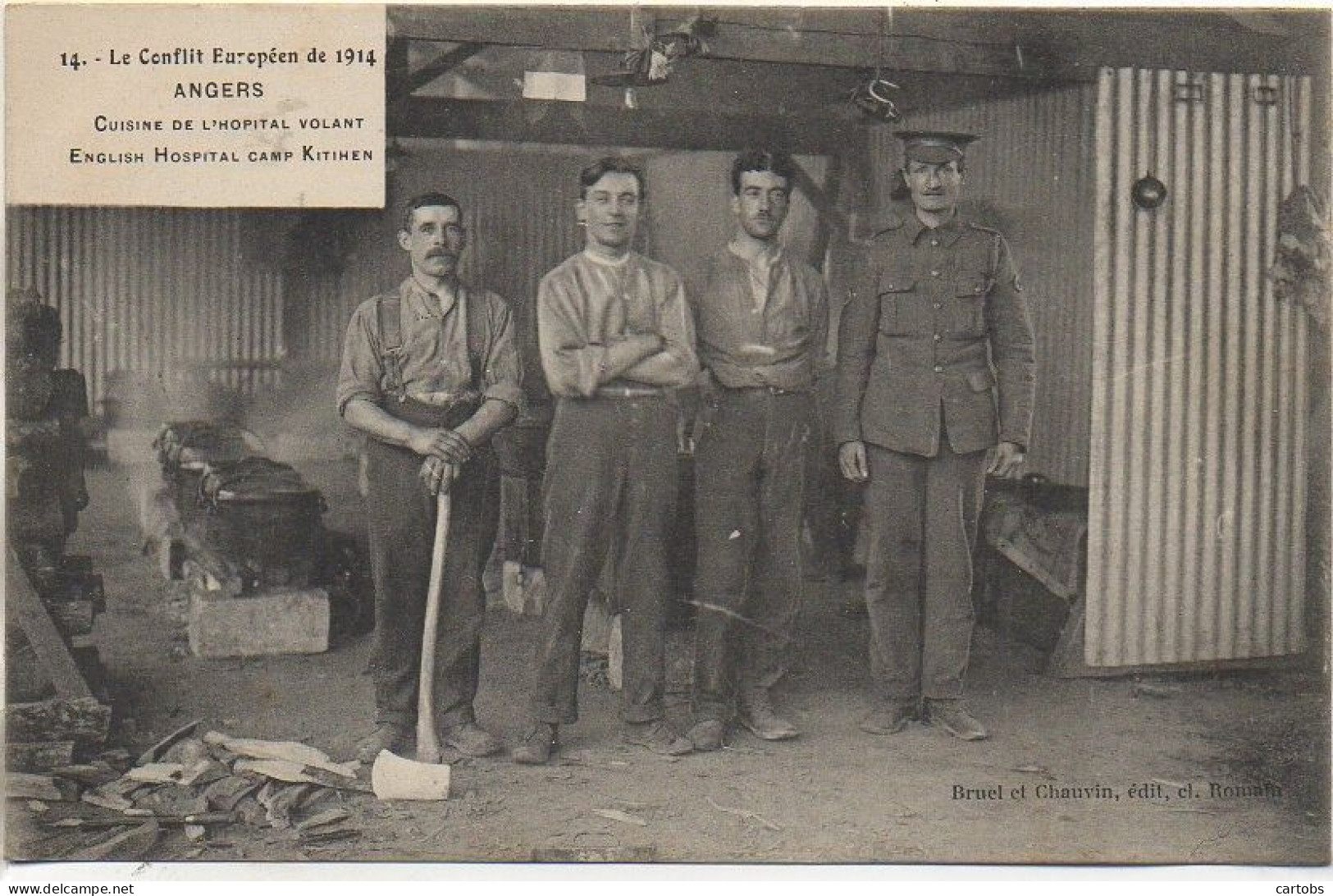 49 Conflit Européen De 1914 - ANGERS - Cuisine De L'Hôpital Volant - Angers