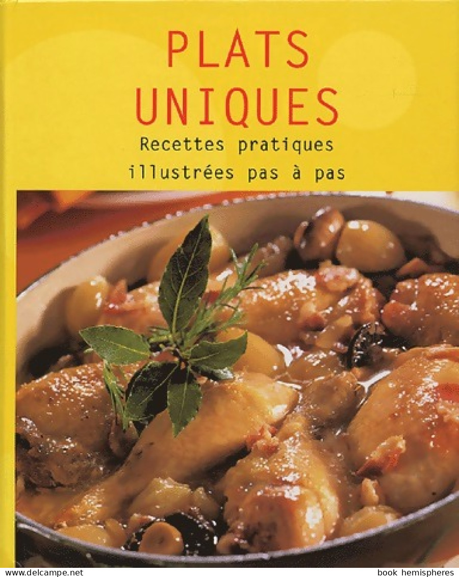 Plats Uniques (2004) De Inconnu - Gastronomie