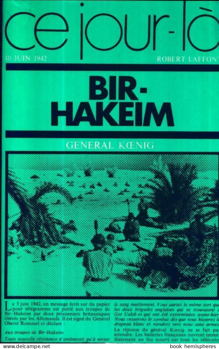 Bir-hakeim (1971) De Général Koenig - Guerra 1939-45