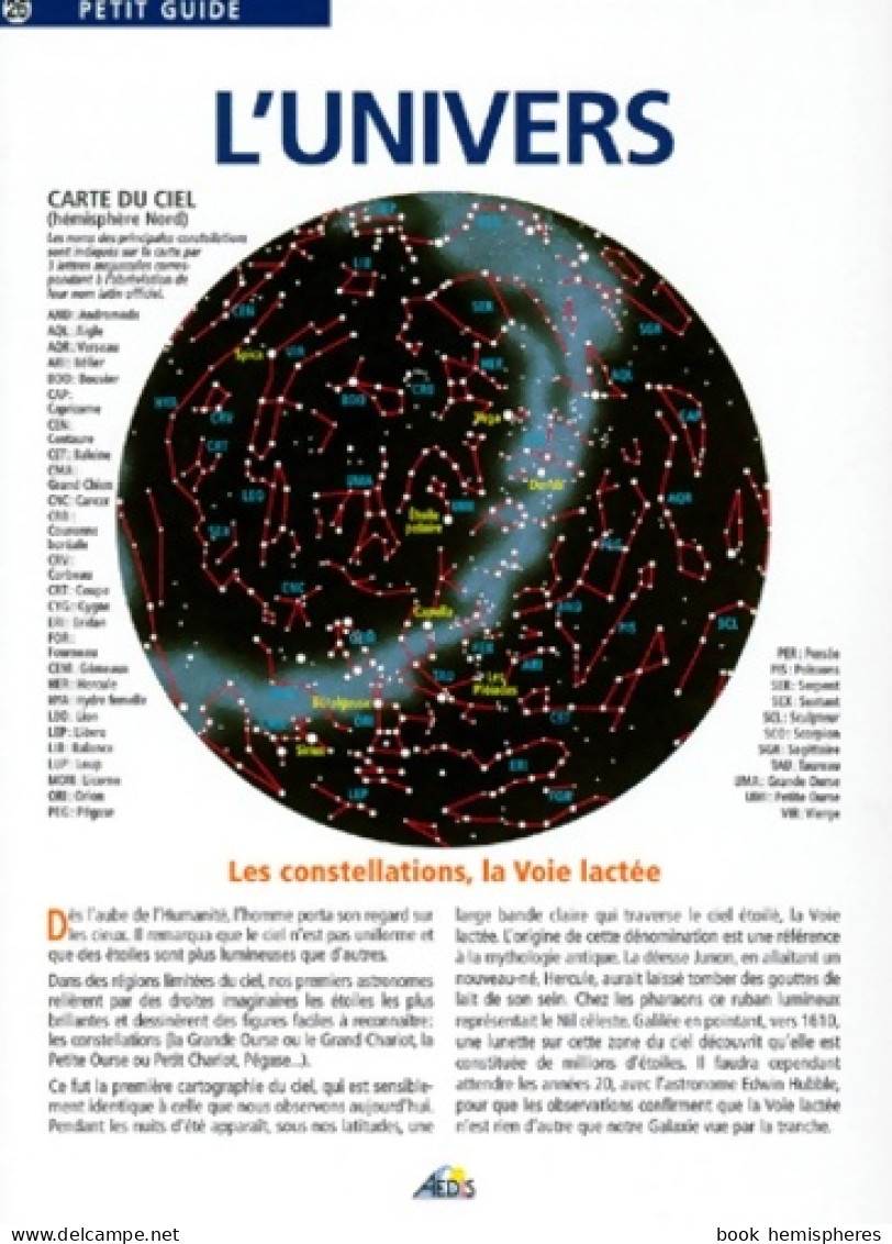 Pg026 - L'univers (1998) De Pierre Lavina - 12-18 Ans