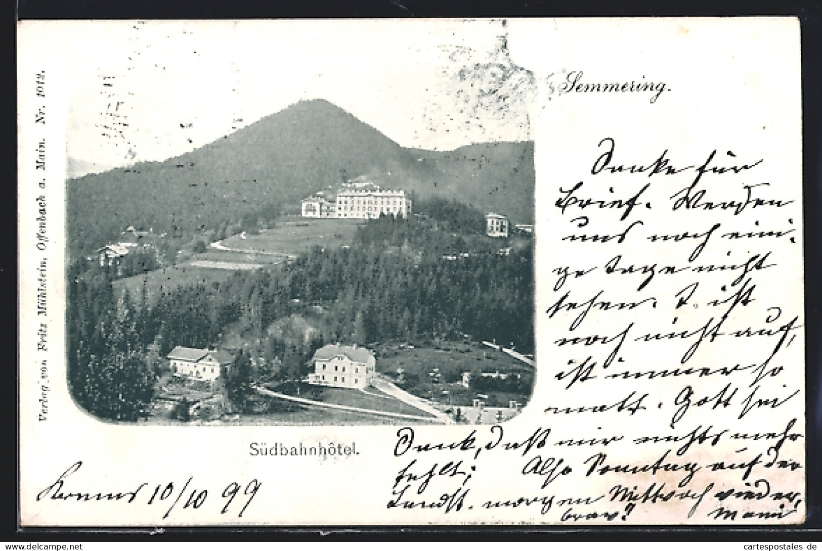 AK Semmering, Südbahnhotel Mit Umgebung  - Autres & Non Classés